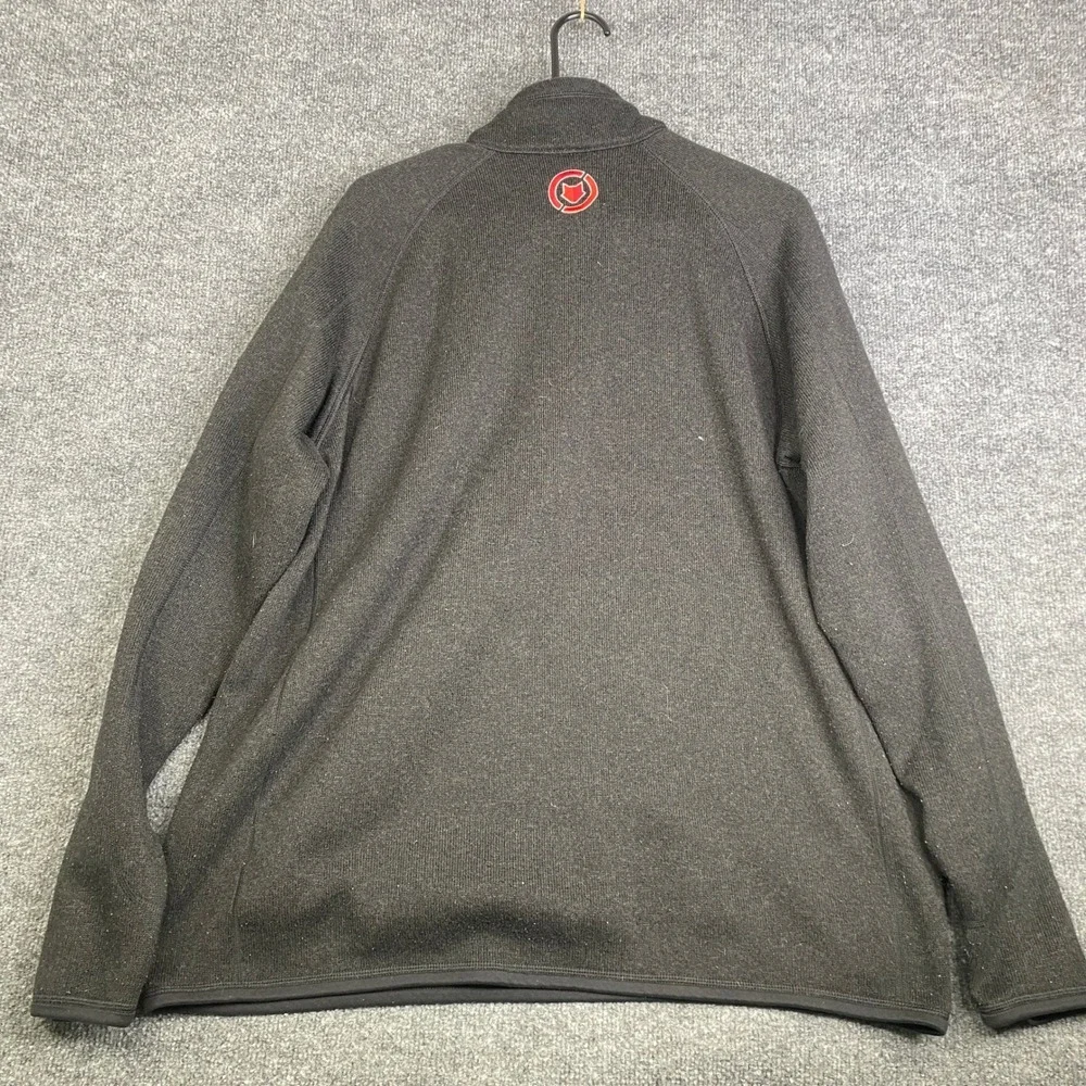Patagonia Better Sweater 1/4 Zip Fleece Mens XL Black Pullover 25522 FA17